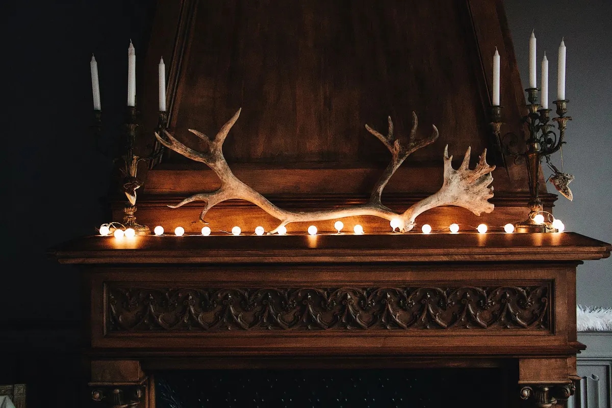 How to Style Ceramic Lanterns on a Mantel, Shelf, or Table